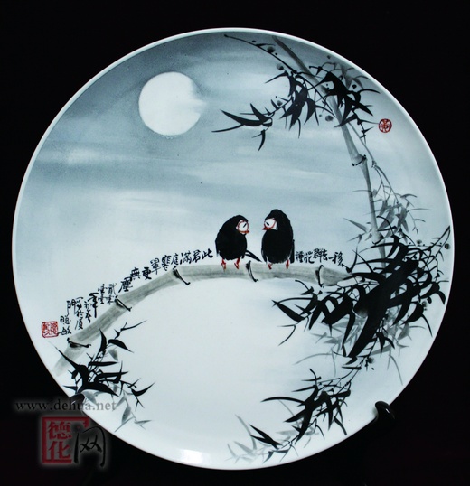 滿庭寒翠更無塵---黃聰敏:特立獨(dú)行的瓷畫藝術(shù)家